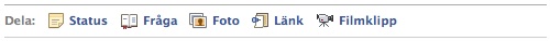 Facebooks nya dela-panel